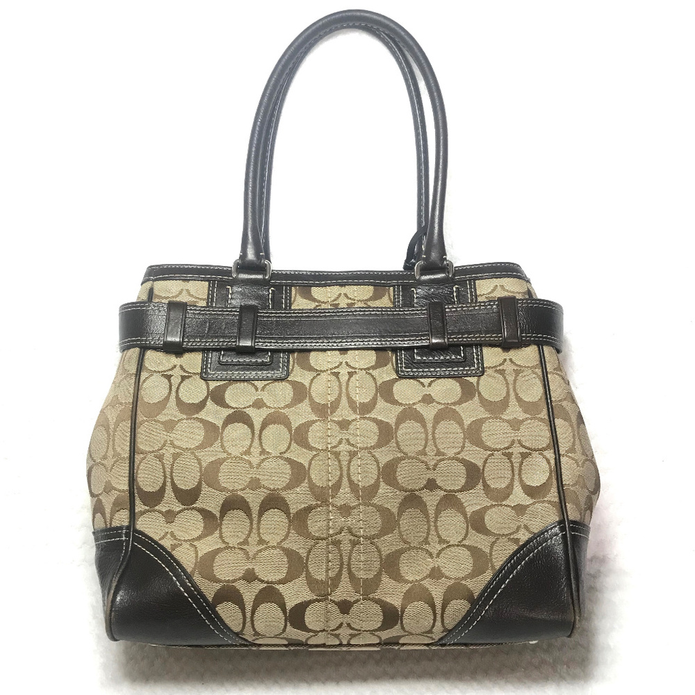 Coach Monogram Satchel Tote Bag E06J10247 - Picture 6 of 9